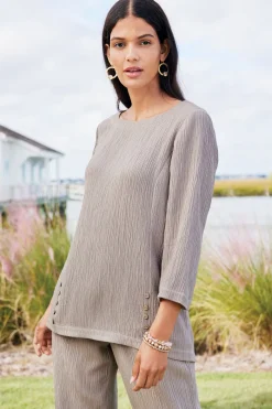 Soft Surroundings Oceo Gauze Tunic- Tops|Tunics & Leggings