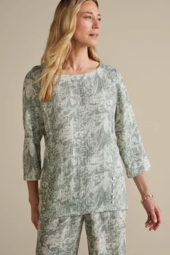 Soft Surroundings Oceo Gauze Tunic- Tops|Tunics & Leggings