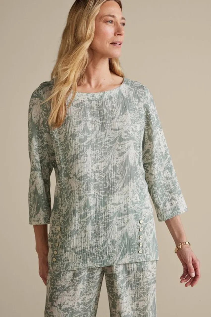 Soft Surroundings Oceo Gauze Tunic- Tops|Tunics & Leggings