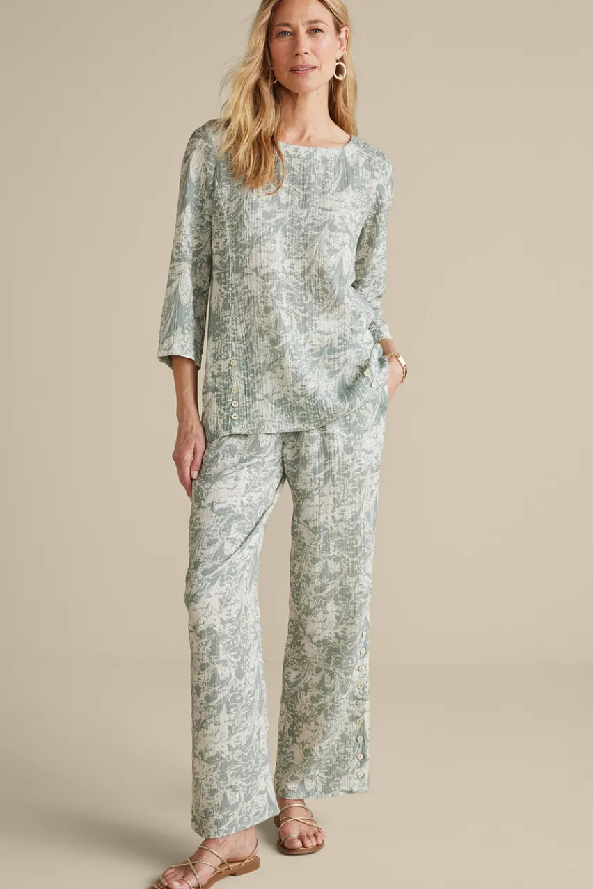 Soft Surroundings Oceo Gauze Tunic- Tops|Tunics & Leggings