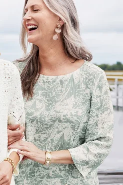 Soft Surroundings Oceo Gauze Tunic- Tops|Tunics & Leggings