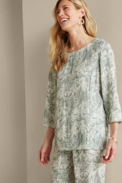 Soft Surroundings Oceo Gauze Tunic- Tops|Tunics & Leggings