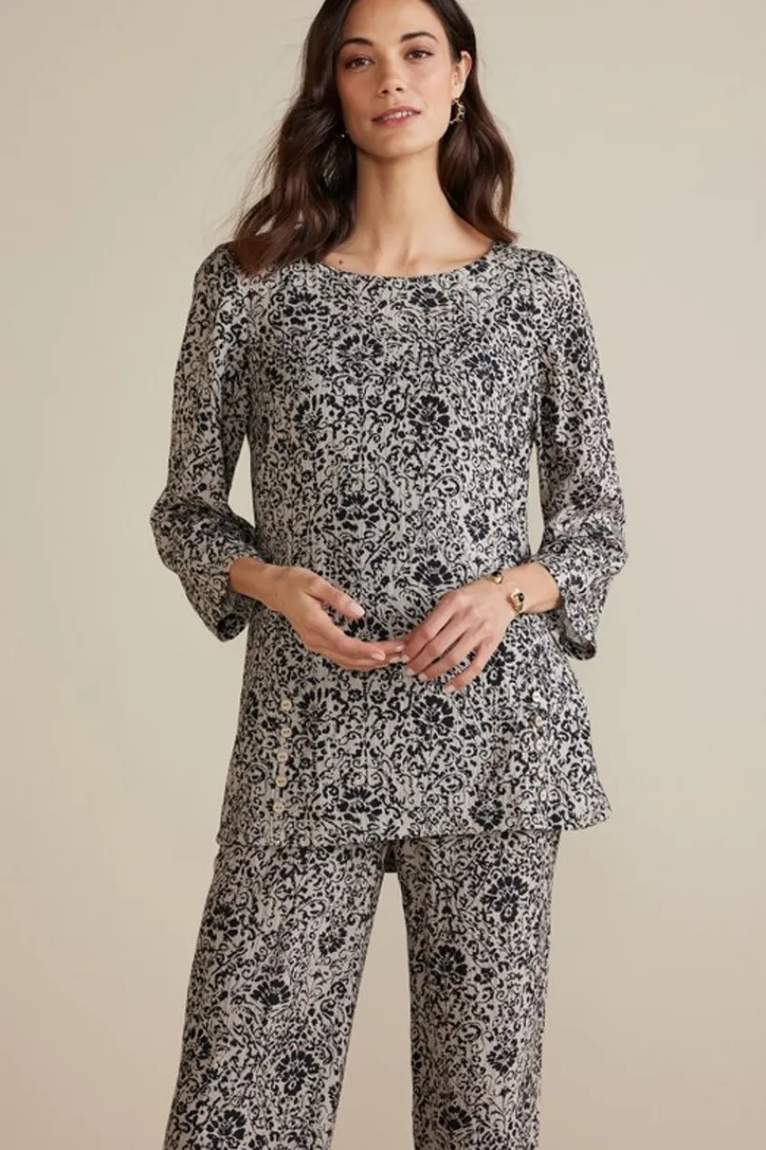 Soft Surroundings Oceo Gauze Tunic- Tops|Tunics & Leggings