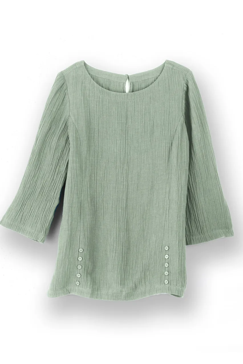 Soft Surroundings Oceo Gauze Tunic- Tops|Tunics & Leggings