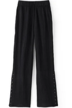Soft Surroundings Oceo Gauze Wide-Leg Pants- Pants