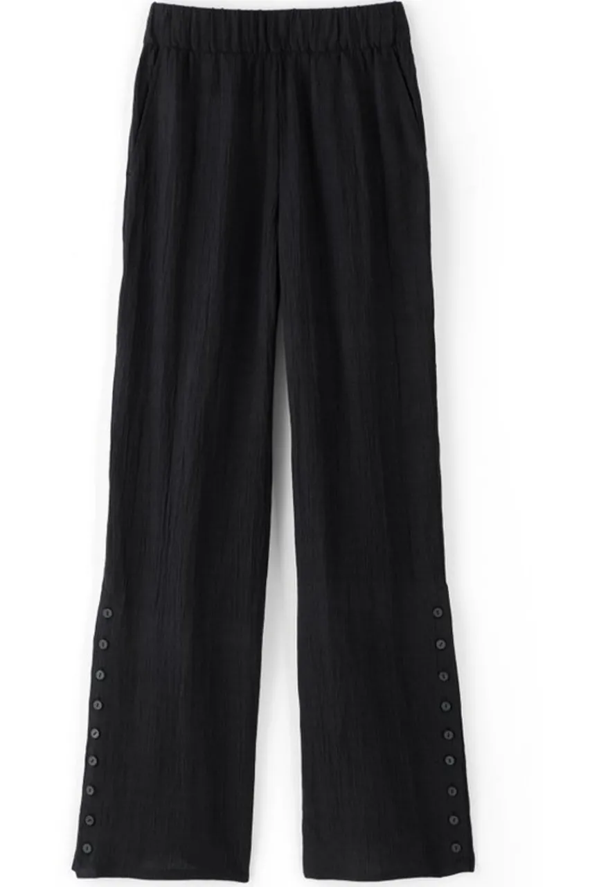 Soft Surroundings Oceo Gauze Wide-Leg Pants- Pants