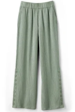 Soft Surroundings Oceo Gauze Wide-Leg Pants- Pants