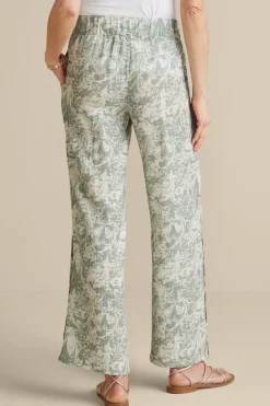 Soft Surroundings Oceo Gauze Wide-Leg Pants- Pants