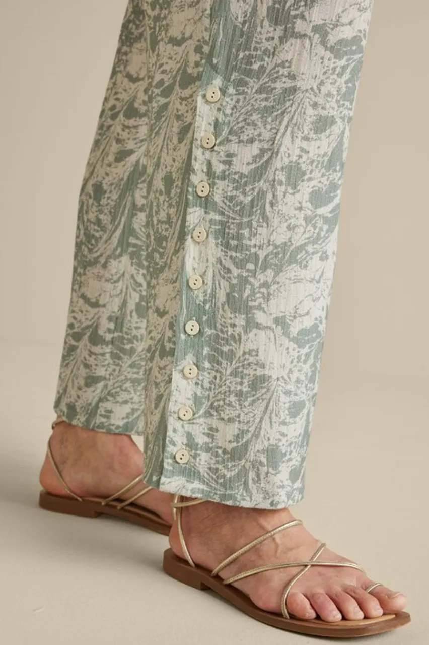 Soft Surroundings Oceo Gauze Wide-Leg Pants- Pants