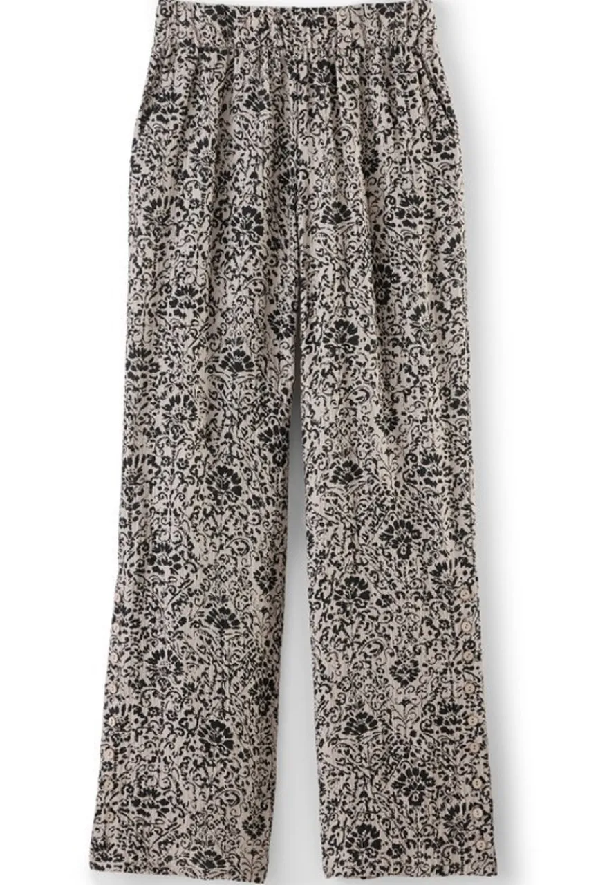 Soft Surroundings Oceo Gauze Wide-Leg Pants- Pants