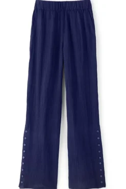 Soft Surroundings Oceo Gauze Wide-Leg Pants- Pants