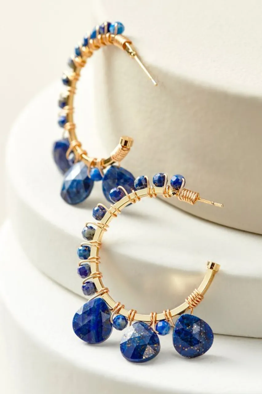 Soft Surroundings Odeta Hoop Earrings- Jewelry|Earrings