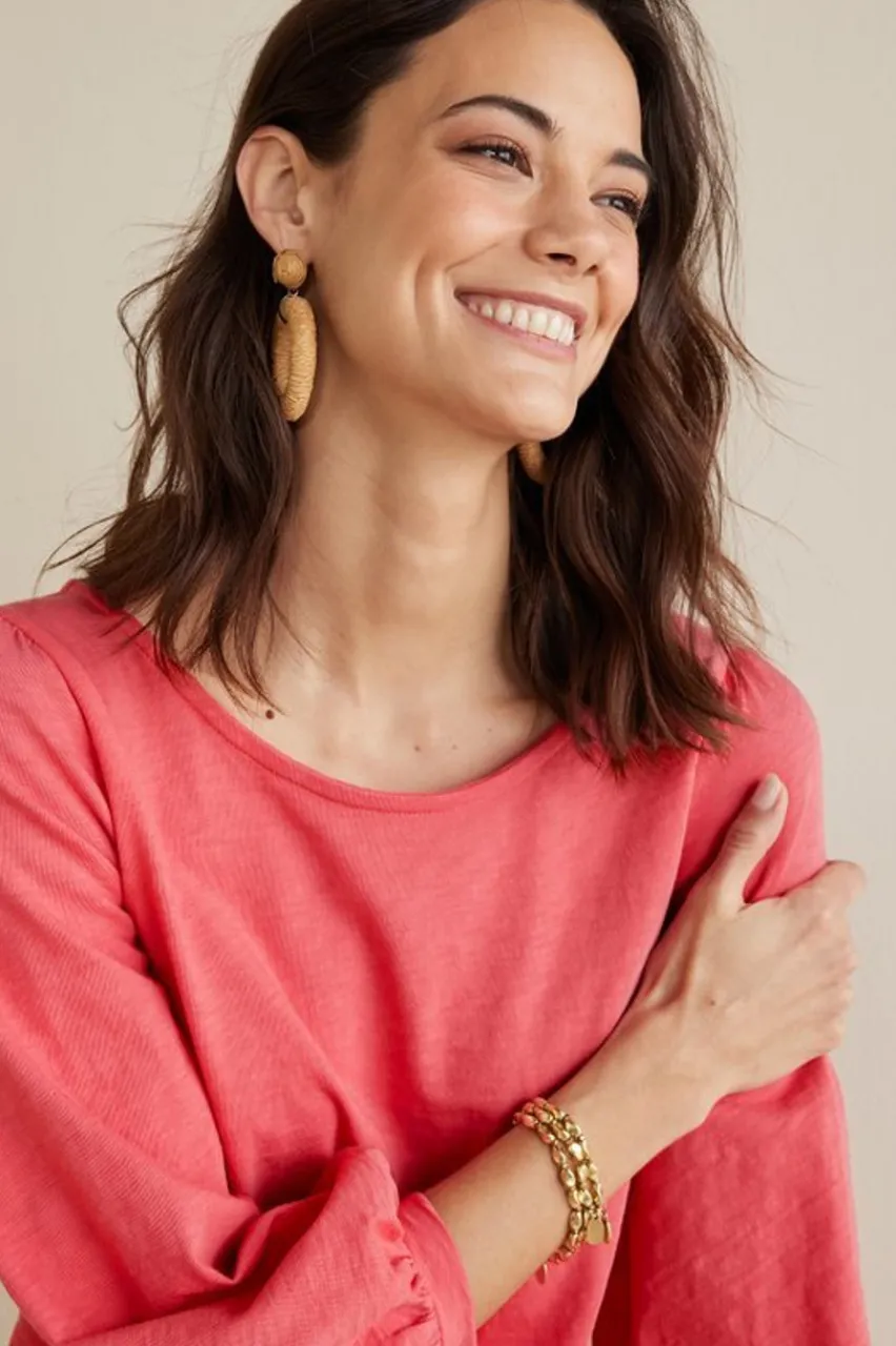 Soft Surroundings Parisian Poet Top- Tops