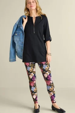 Soft Surroundings Patricia Ponte Tunic- Tops
