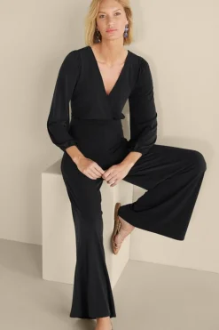 Soft Surroundings Penelope Long Sleeve Jumpsuit- Dresses|Jumpsuits