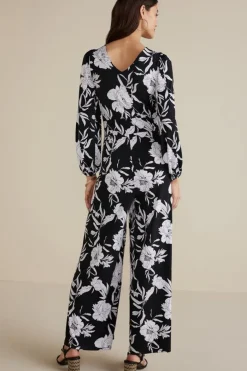 Soft Surroundings Penelope Long Sleeve Jumpsuit- Dresses|Jumpsuits