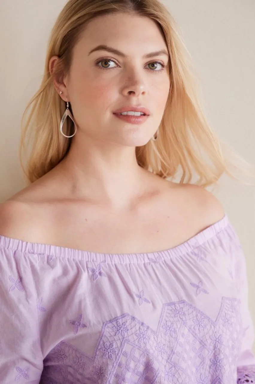 Soft Surroundings Pilar Off The Shoulder Top- Tops