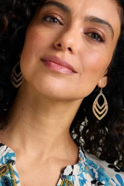 Soft Surroundings Pluma Drop Earrings- Jewelry|Earrings