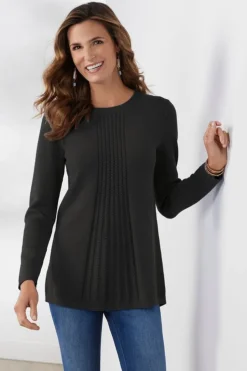Soft Surroundings Priscilla Pullover Tunic Sweater- Tops|Sweaters & Cardigans