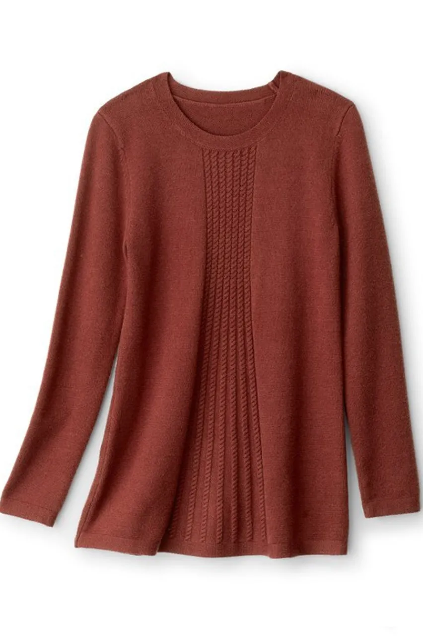 Soft Surroundings Priscilla Pullover Tunic Sweater- Tops|Sweaters & Cardigans