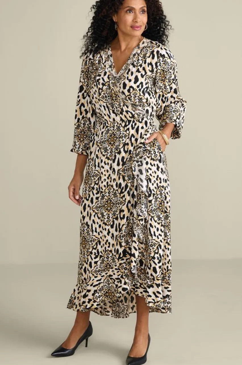 Soft Surroundings Priyani Midi Dress- Dresses