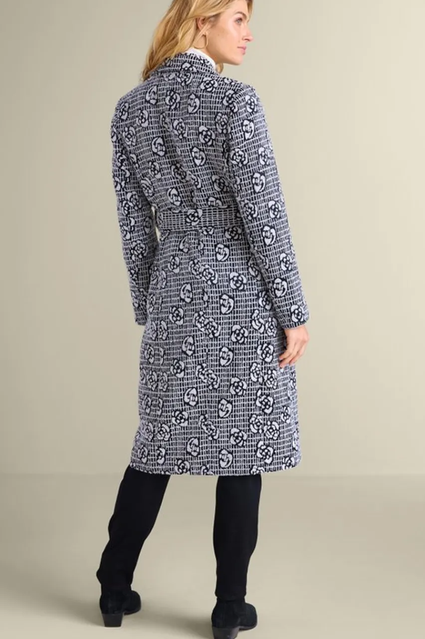 Soft Surroundings Rami Jacquard Coat- Jackets & Coats