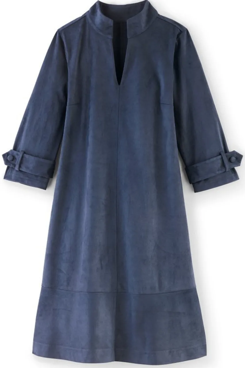 Soft Surroundings Rani Faux Suede Dress- Dresses