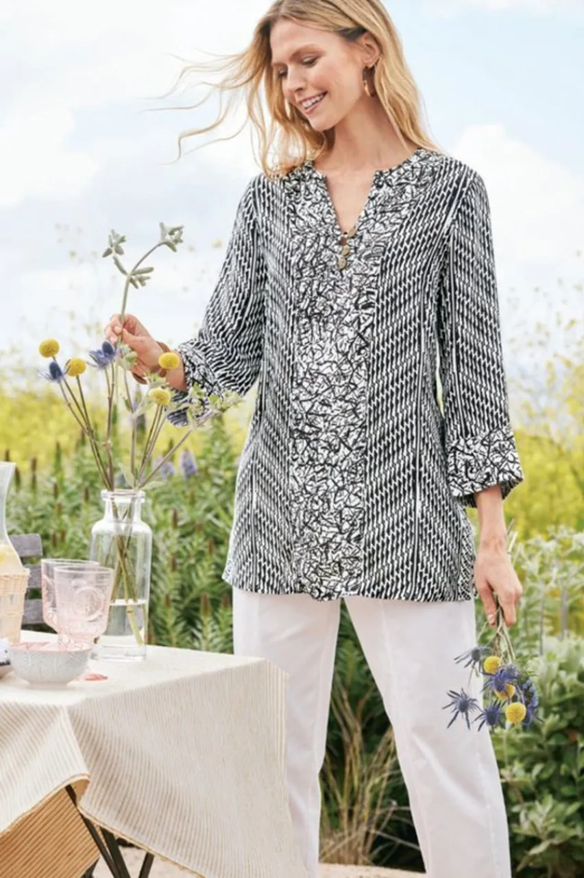 Soft Surroundings Ravello Top- Tops