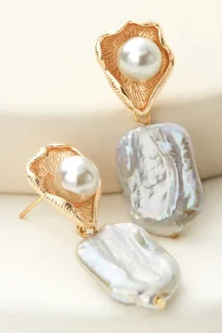 Soft Surroundings Rita Pearl Drop Earrings- Jewelry|Earrings