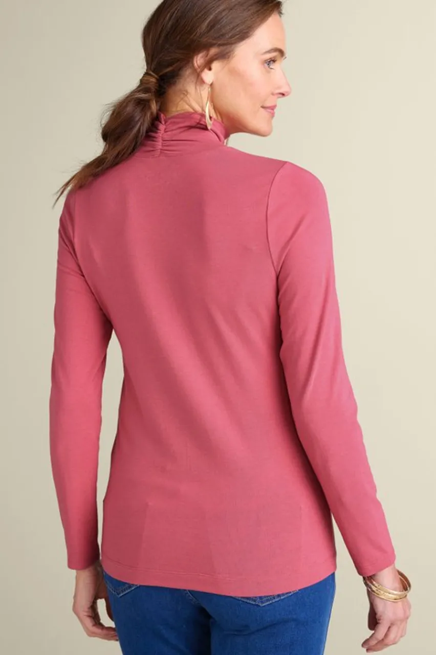 Soft Surroundings Sandie Knit Turtleneck- Tops