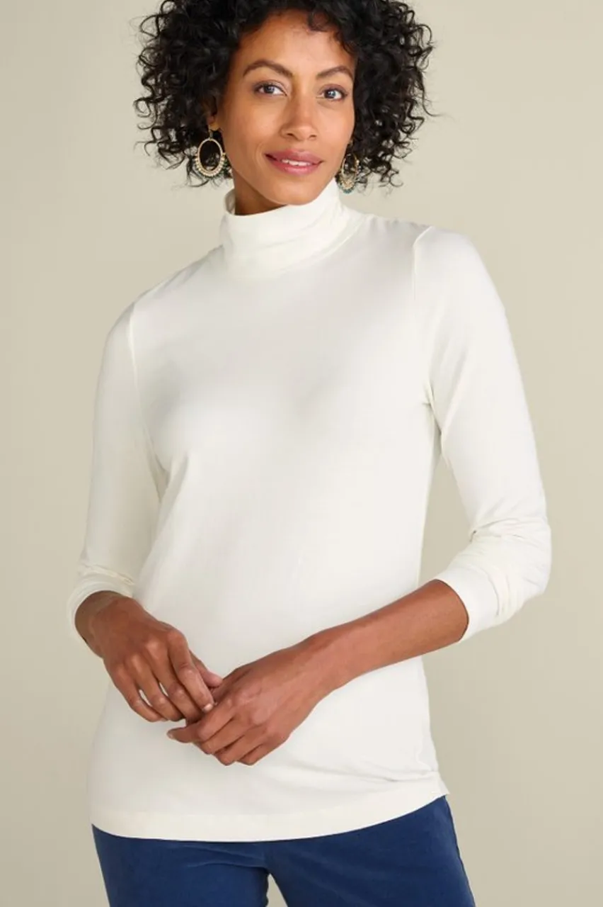 Soft Surroundings Sandie Knit Turtleneck- Tops