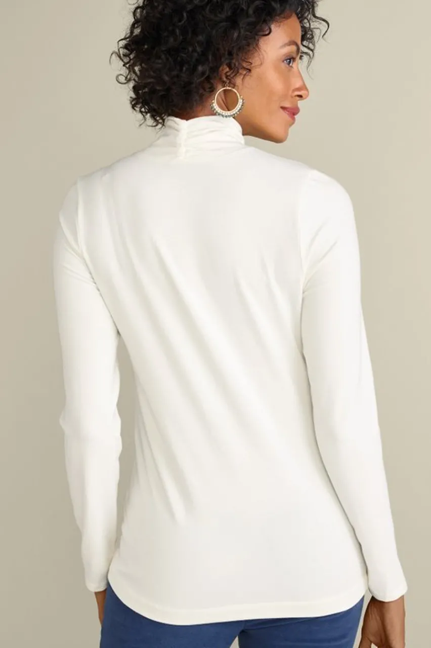 Soft Surroundings Sandie Knit Turtleneck- Tops