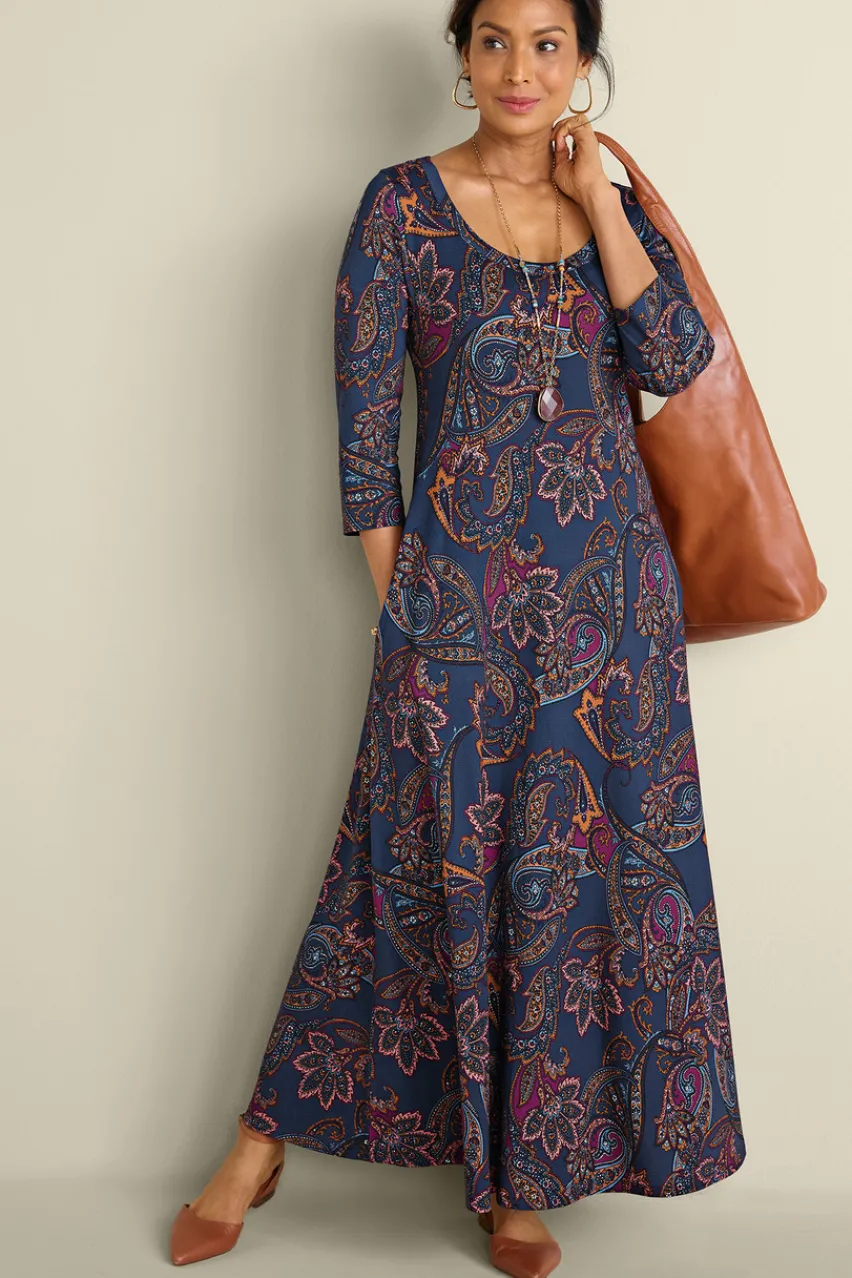 Soft Surroundings Santiago 3/4 Sleeve Dress- Dresses