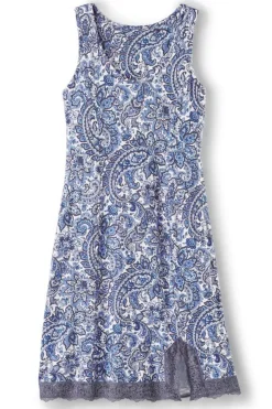 Soft Surroundings Serenity Bamboo Shelf Bra Sleep Dress- Dresses|Sleepwear & Lounge