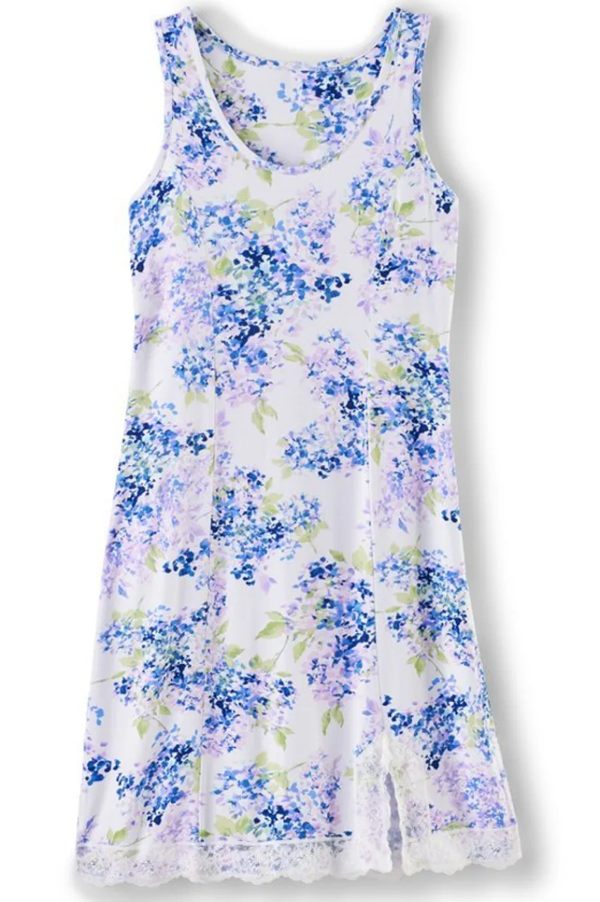 Soft Surroundings Serenity Bamboo Shelf Bra Sleep Dress- Dresses|Sleepwear & Lounge