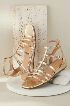 Soft Surroundings Seychelles Luxurious Strappy Sandal- Shoes