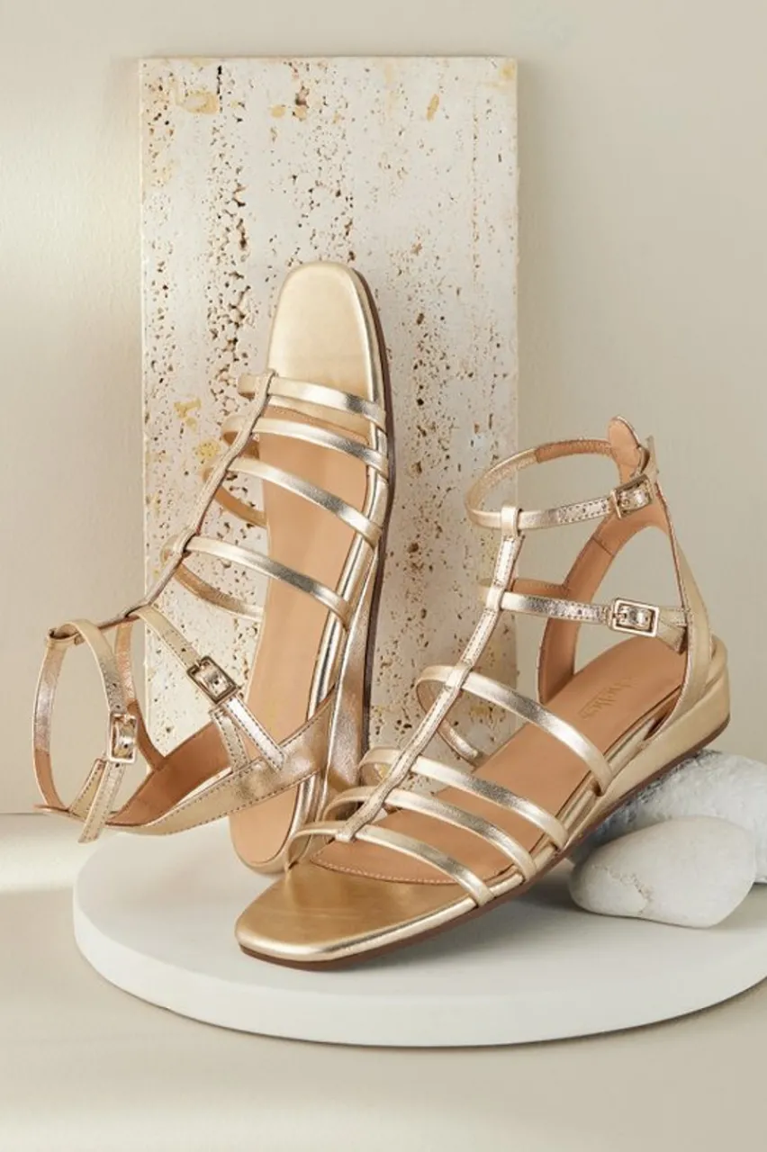 Soft Surroundings Seychelles Luxurious Strappy Sandal- Shoes