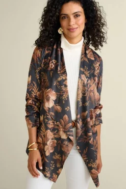 Soft Surroundings Shape Drape Faux Suede Jacket- Toppers|Jackets & Coats