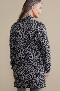 Soft Surroundings Sibyl Cashmere Printed Cardigan- Tops|Sweaters & Cardigans