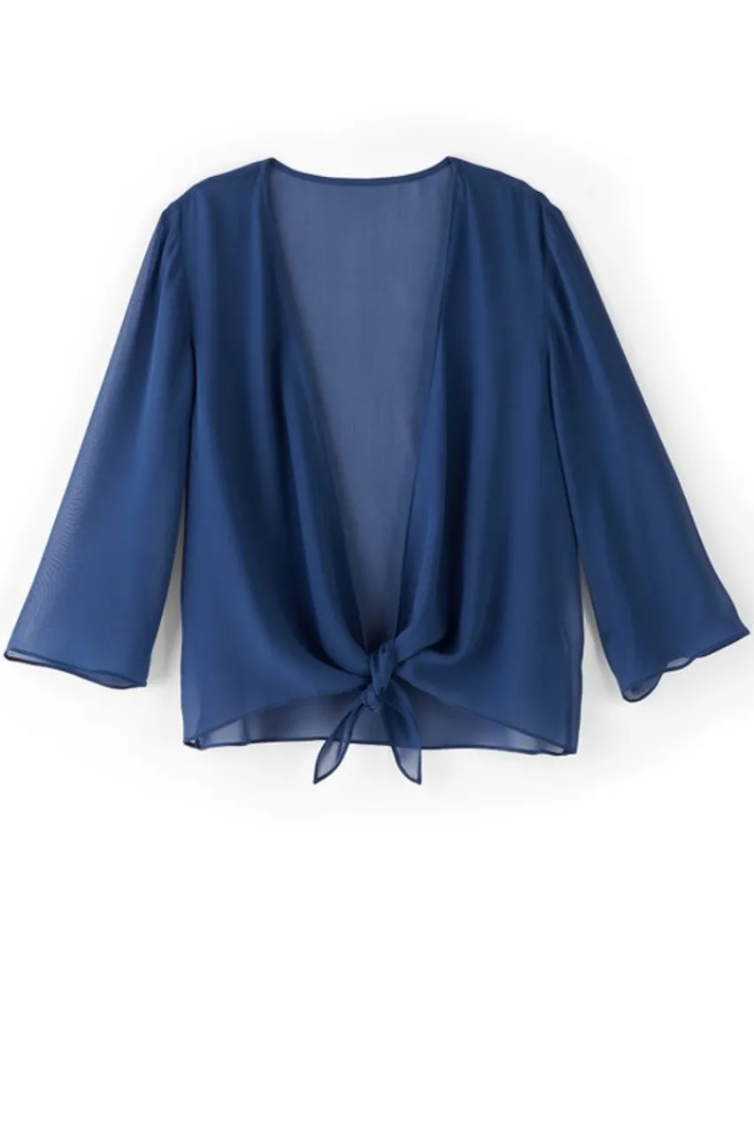 Soft Surroundings Silk Undercover Topper- Toppers|Jackets & Coats