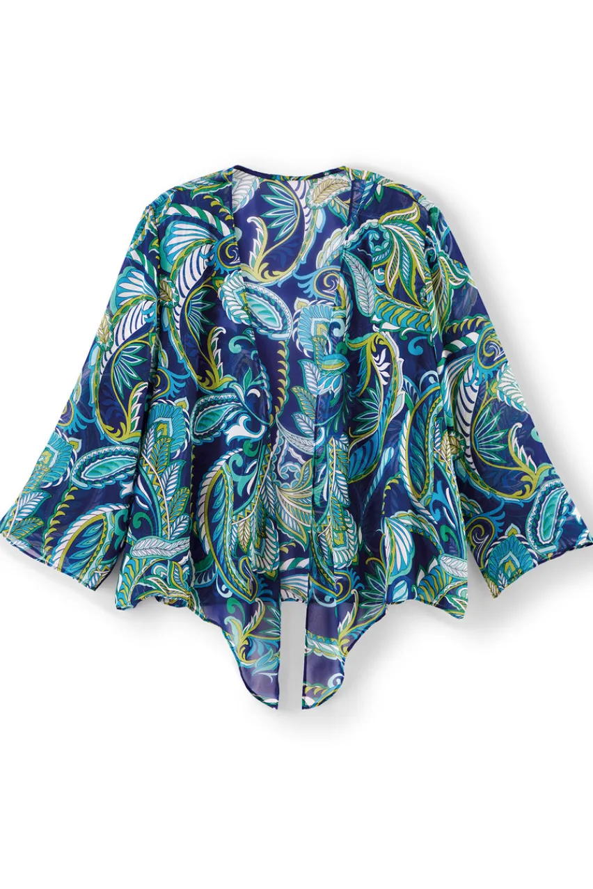 Soft Surroundings Silk Undercover Topper- Toppers|Jackets & Coats