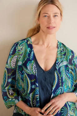 Soft Surroundings Silk Undercover Topper- Toppers|Jackets & Coats