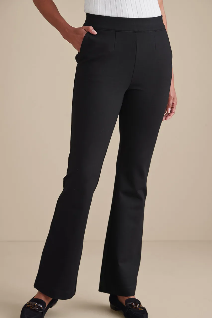 Soft Surroundings Soft Essential Ponte Bootcut Pants- Pants