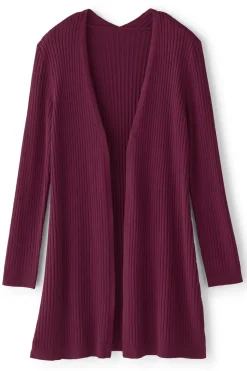 Soft Surroundings Soft Essential Ribbed Long Cardi- Tops|Sweaters & Cardigans