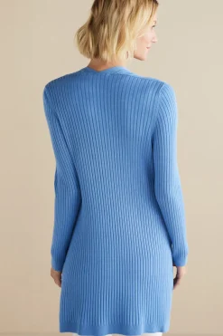Soft Surroundings Soft Essential Ribbed Long Cardi- Tops|Sweaters & Cardigans