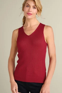 Soft Surroundings Soft Essential Ribbed Sweater Tank- Tops|Sweaters & Cardigans