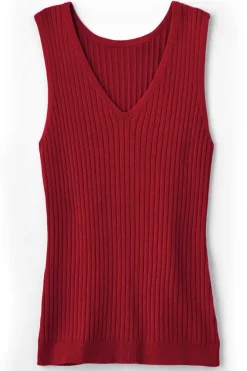 Soft Surroundings Soft Essential Ribbed Sweater Tank- Tops|Sweaters & Cardigans