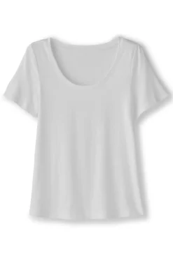 Soft Surroundings Soft Essential Supima Short Sleeve Tee- Tops