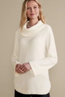 Soft Surroundings Soft Winds Chenille Tunic Sweater- Tops|Sweaters & Cardigans