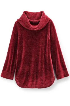 Soft Surroundings Soft Winds Chenille Tunic Sweater- Tops|Sweaters & Cardigans